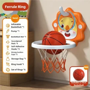 Lion Basketball & Ring Toss Set